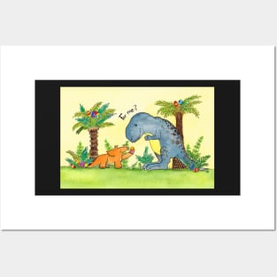 Dinosaurs Easter Greetings Posters and Art